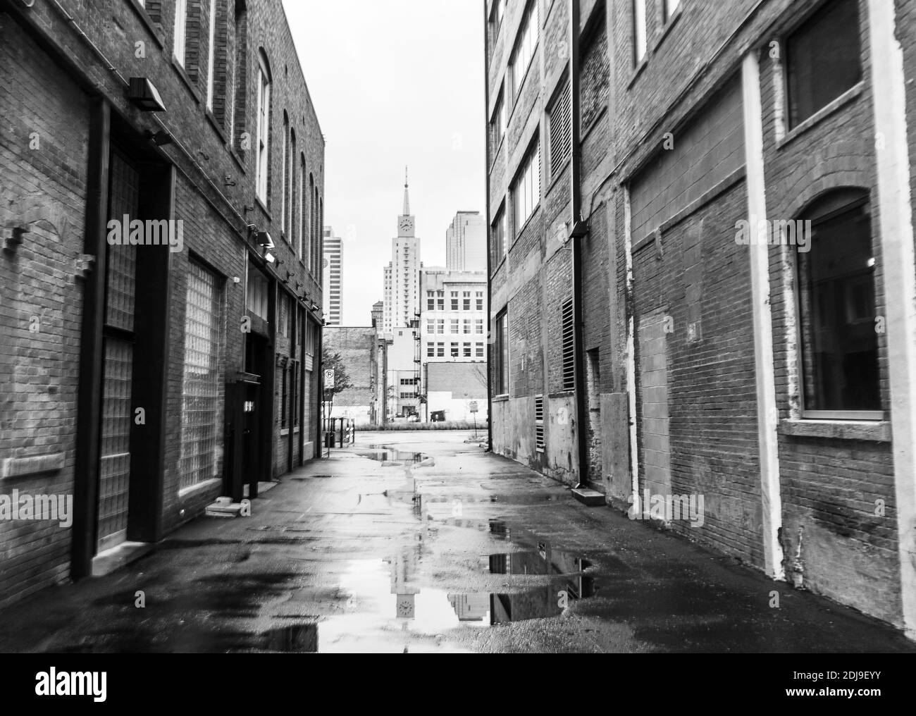 Réflexion d'allée Banque D'Images