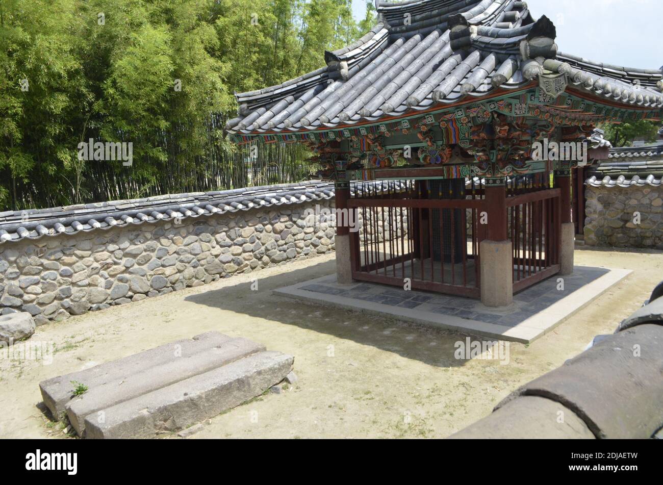 Petit bâtiment traditionnel à Gyeongju, en Corée Banque D'Images