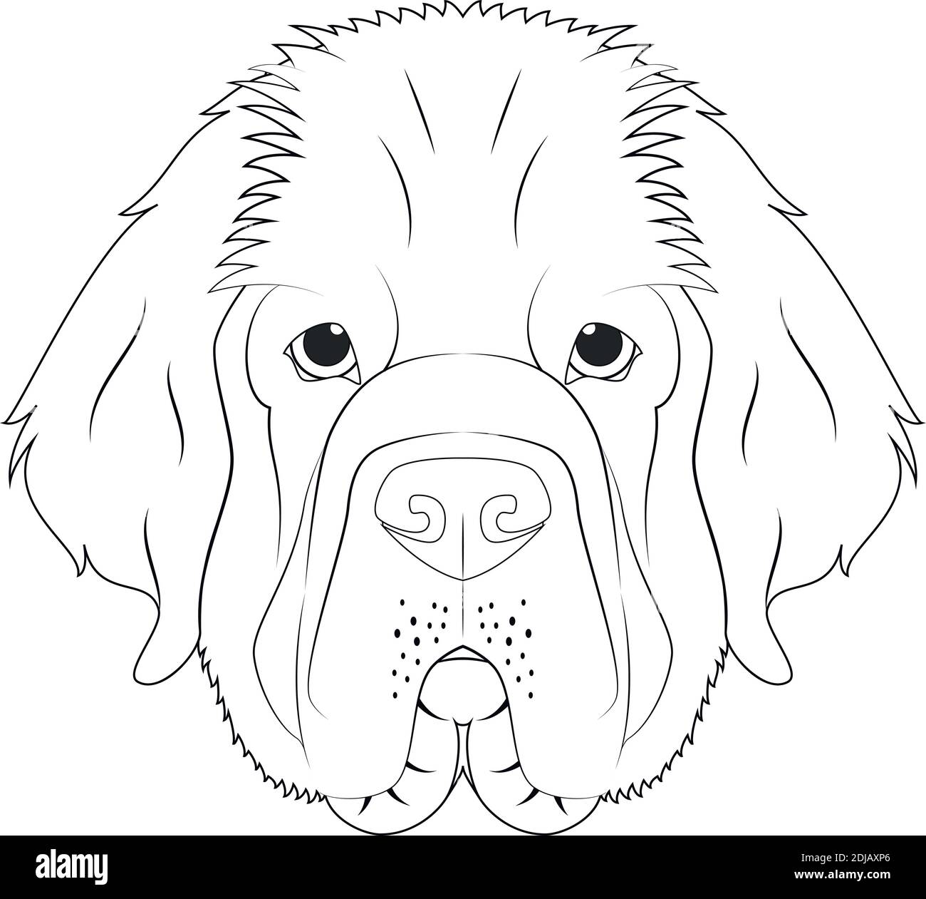 Illustration Vectorielle De Dessin Anime A Colorier Facile Pour Chien De Terre Neuve Isole Sur Fond Blanc Image Vectorielle Stock Alamy Illustration Vectorielle De Dessin Anime A Colorier Facile Pour Chien De Terre Neuve Isole Sur Fond Blanc Image Vectorielle Stock Alamy