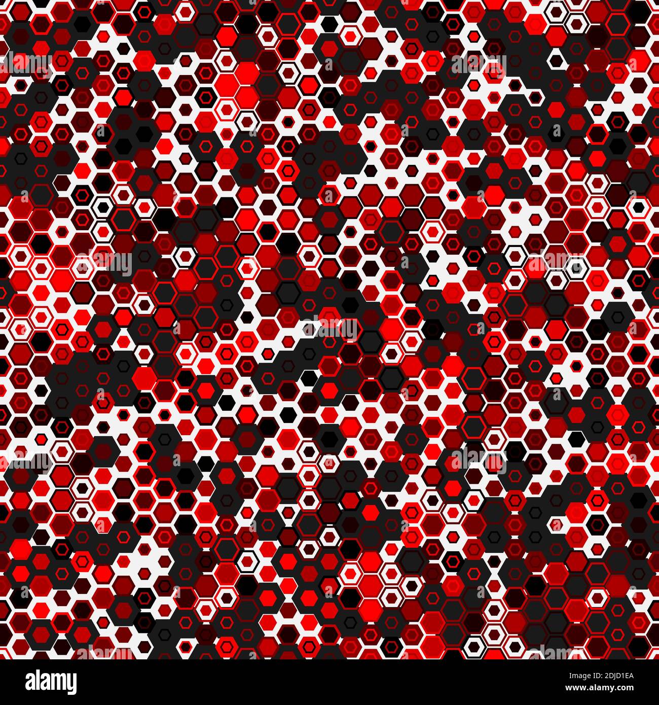 Motif camouflage sans couture avec camouflage géométrique sans fin hexagonal Illustration de Vecteur