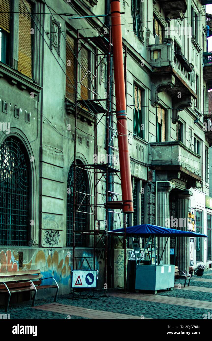 construction en cours de rénovation Banque D'Images