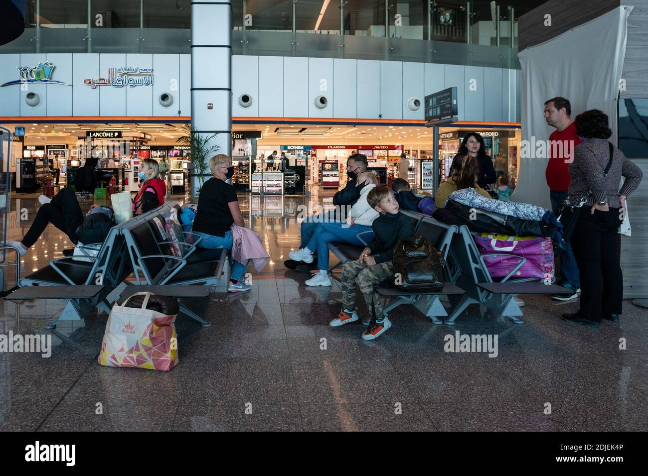 Hurghada, Mer Rouge, Égypte, décembre 2020. L'aéroport est un endroit