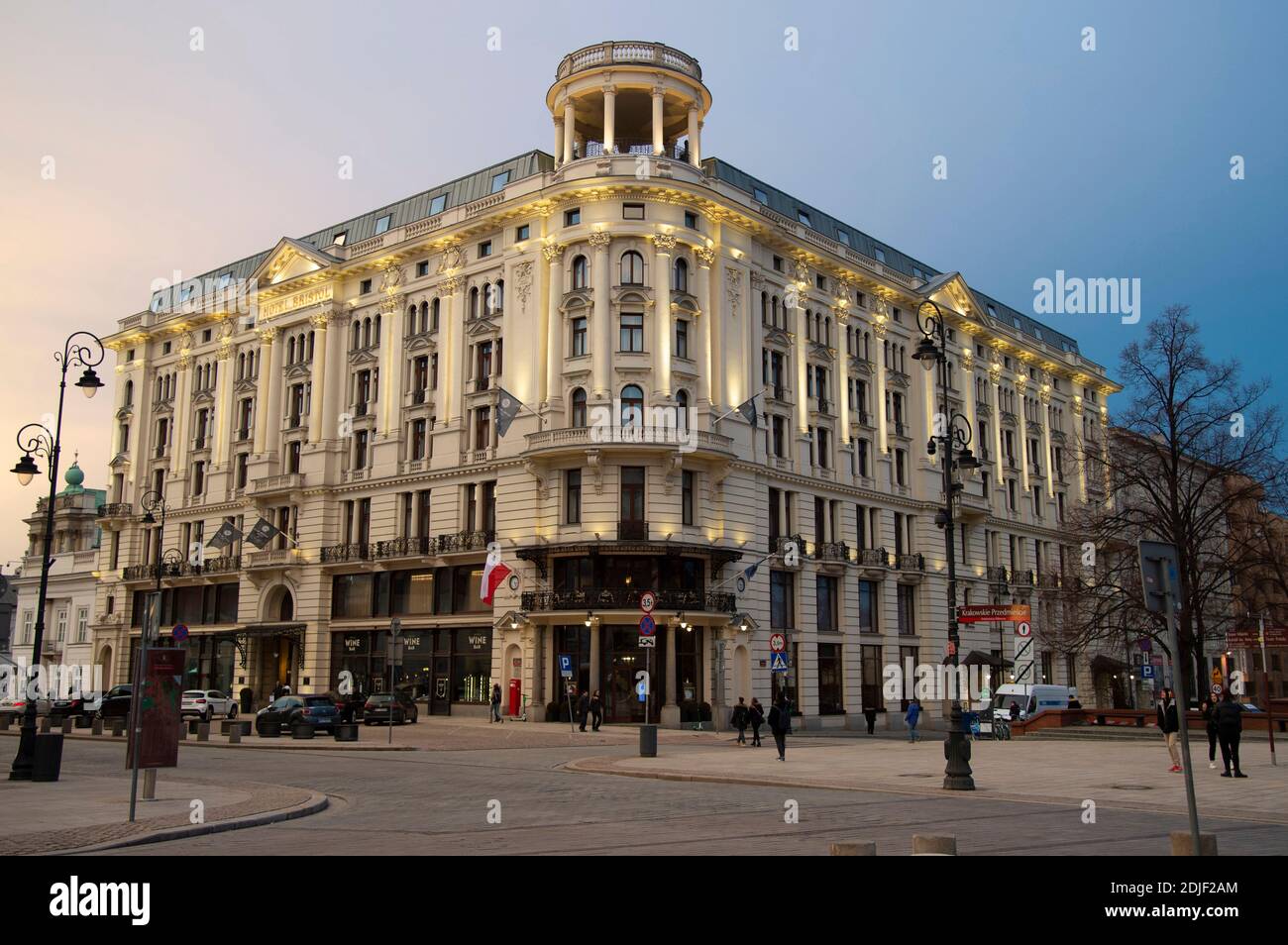 Hotel Bristol, hôtel 5 étoiles, Varsovie, Pologne, (photo de Casey B. Gibson) Banque D'Images