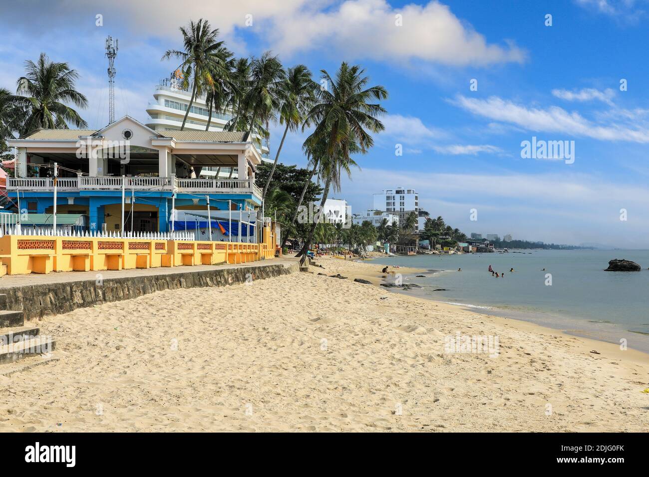 La plage de Duong Dong, Phu Quoc, Vietnam, Asie Banque D'Images