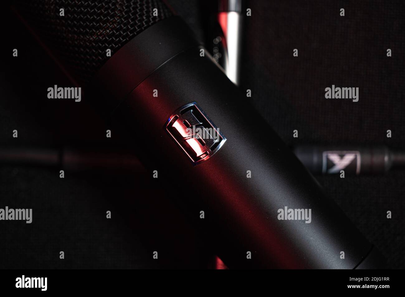 Microphone numérique Slate Banque D'Images
