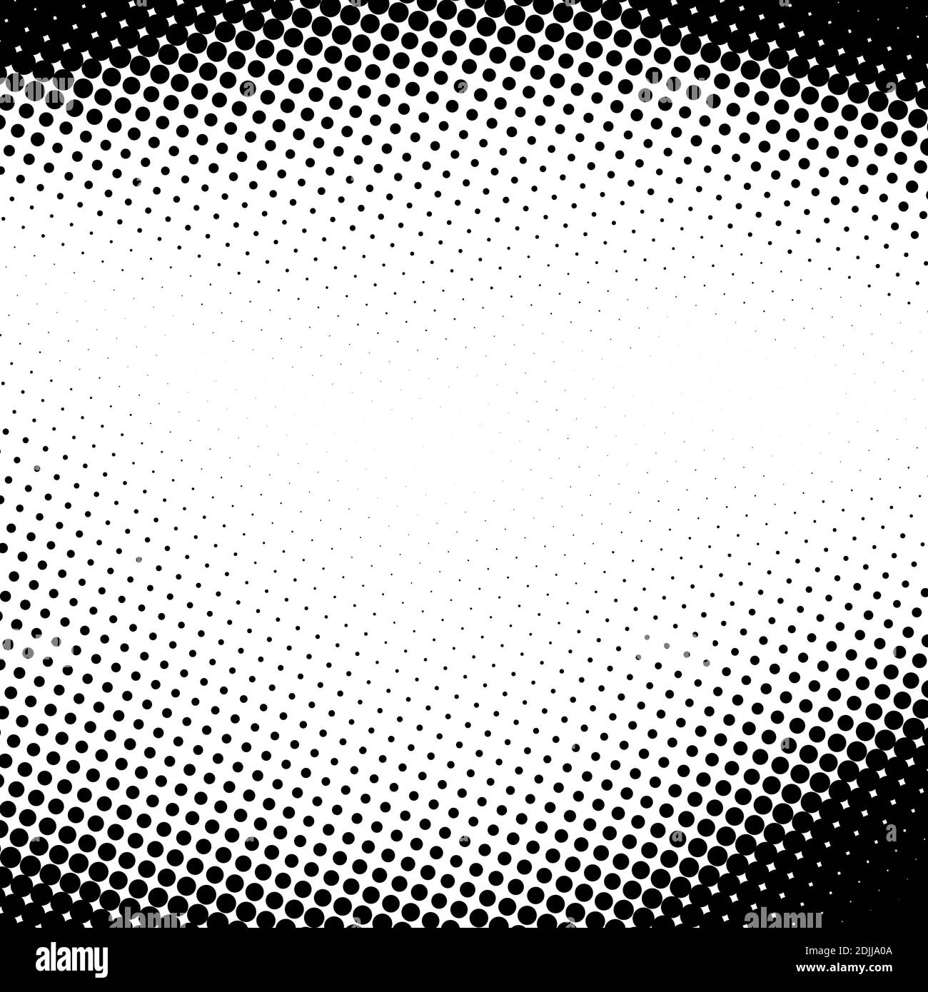Résumé arrière-plan noir et blanc à pointillés simples avec effet demi-ton. Motif graphique vectoriel Illustration de Vecteur