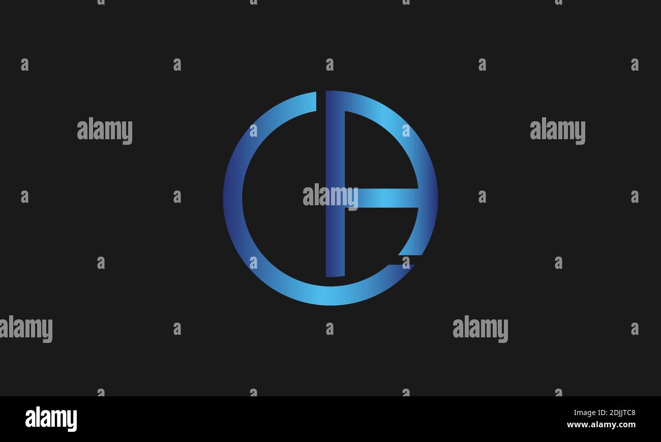 C, A, CA lettre logo modèle design icône d'illustration vectorielle. Illustration de Vecteur