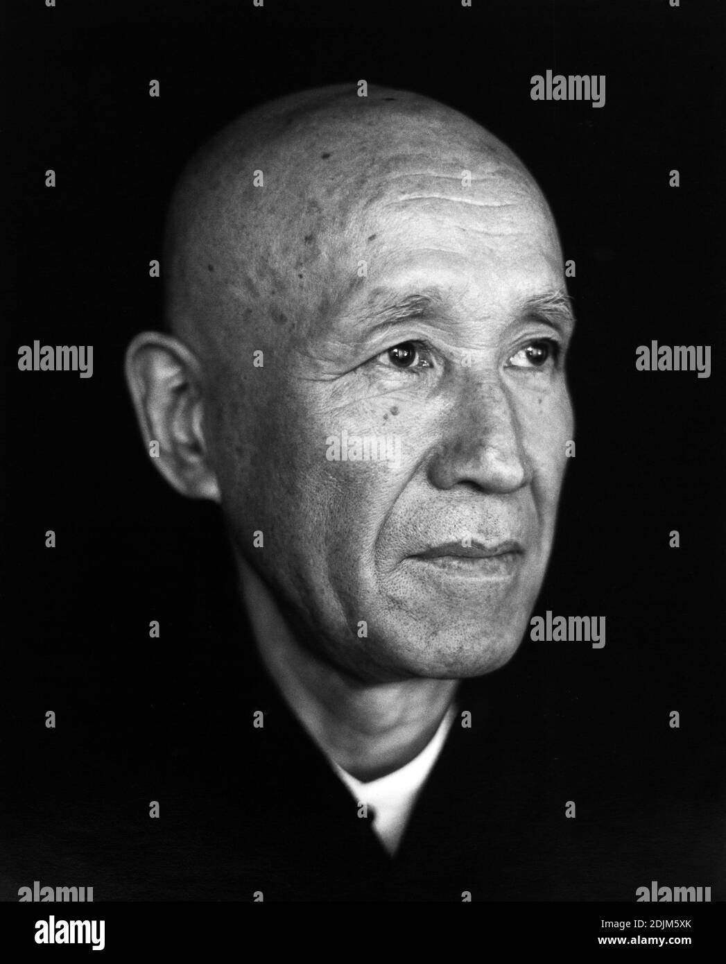 Portrait du Maître bouddhiste de Shingon. Koyasan, Mont Koya, Japon Banque D'Images