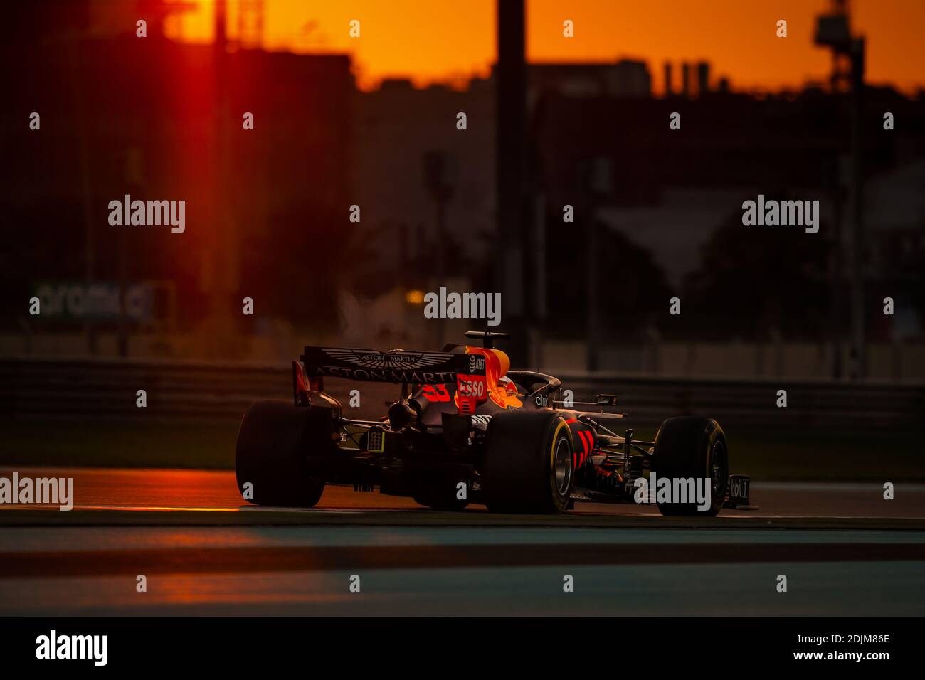 33 VERSTAPPEN Max (nld), Aston Martin Red Bull Racing Honda RB16, action pendant la Formule 1 Etihad Airways Abu Dhabi Grand Prix 2020, du 11 au 13 décembre 2020 sur le circuit Yas Marina, à Abu Dhabi - photo Florent Gooden / DPPI / LM Banque D'Images