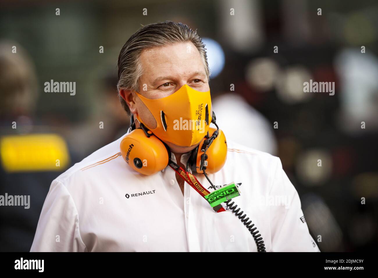 BROWN Zak (etats-unis), Directeur général de McLaren Racing, portrait lors du Grand Prix / LM de Formule 1 Etihad Airways Abu Dhabi Banque D'Images