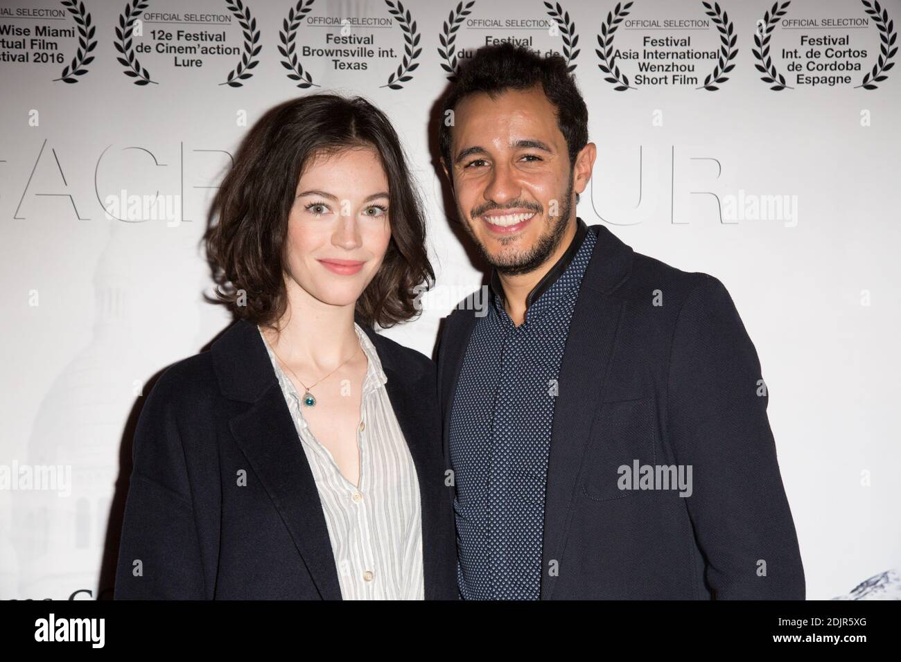 Dorcas Coppin, Samir Harrag participant à la première du Sacré coeur à