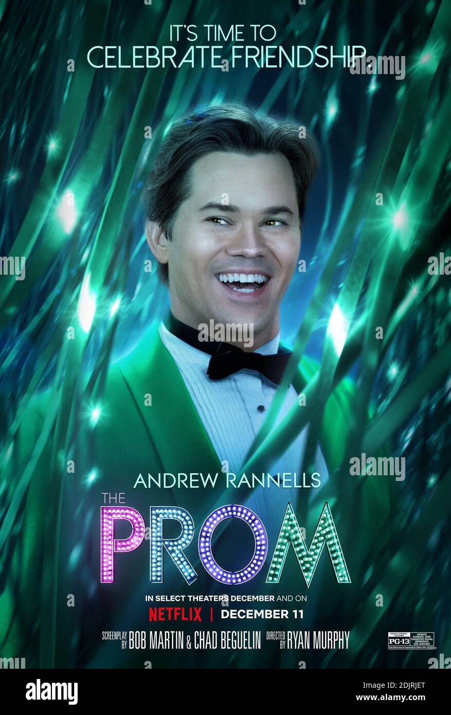THE PROM, US character poster, Andrew Rannells, 2020. © Netflix / Courtesy Everett Collection Banque D'Images