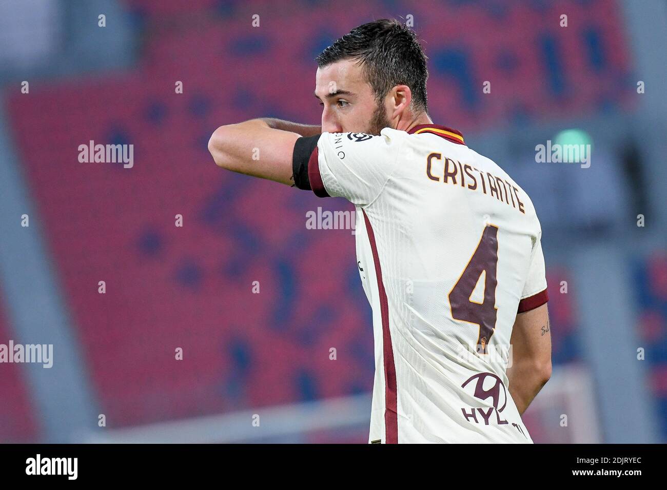 Bologne, Italie. 13 décembre 2020. Bologna, Italie, Stade Dall'Ara, 13 décembre 2020, Bryan Cristante (EN tant que Roma) portrait pendant le FC de Bologne vs EN TANT que Roma - football italien série A match Credit: Ettore Griffoni/LPS/ZUMA Wire/Alamy Live News Banque D'Images
