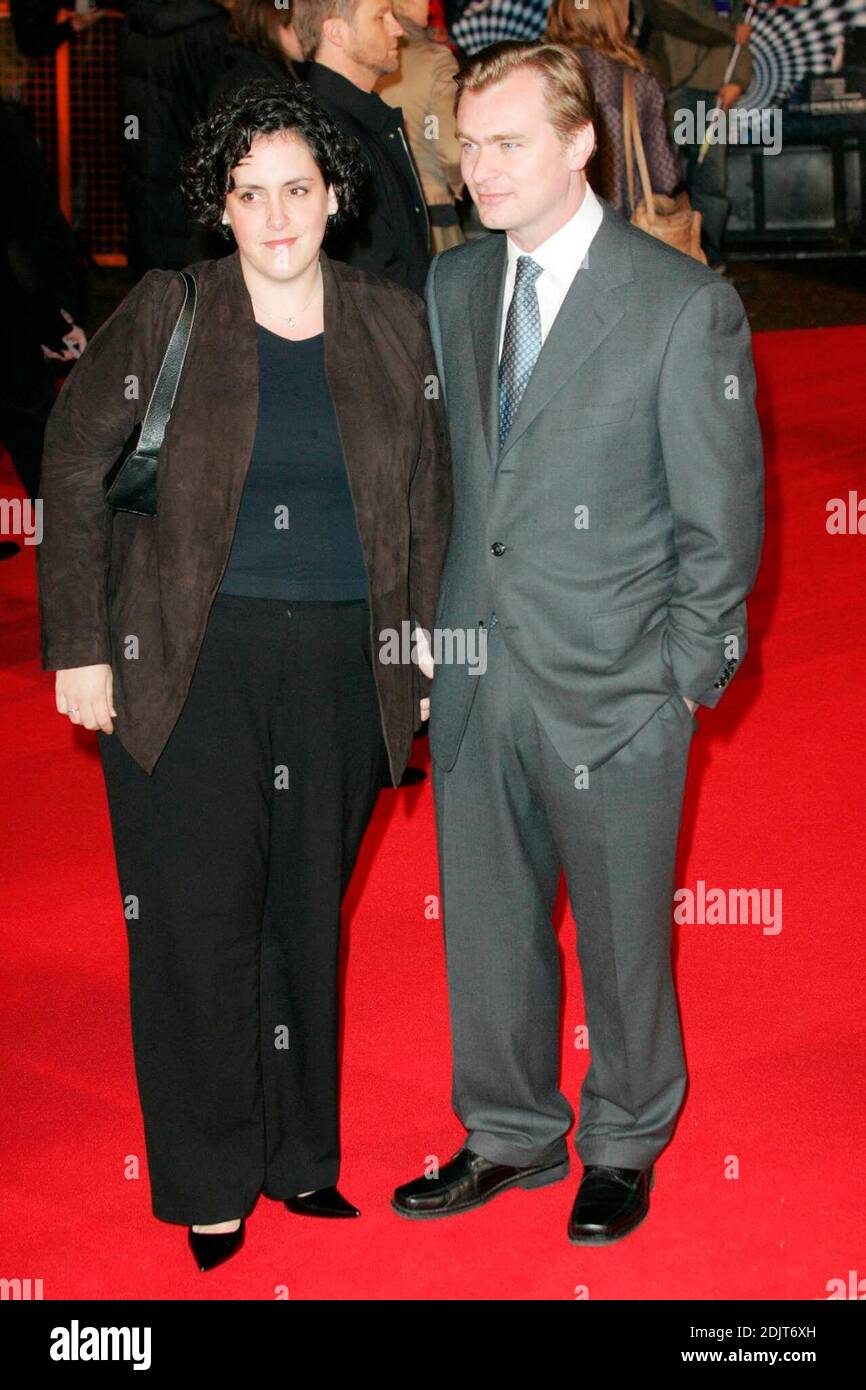 Christopher Nolan assiste à la première du film londonien « The Prestige » ROYAUME-UNI 11/05/2006 Banque D'Images