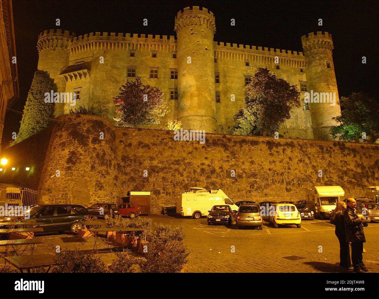 Château d'Orsini Odelascchi à Bracciani Rome où Tom Cruise et Katie Holmes prévoient de se marier, 11/16/06 Banque D'Images