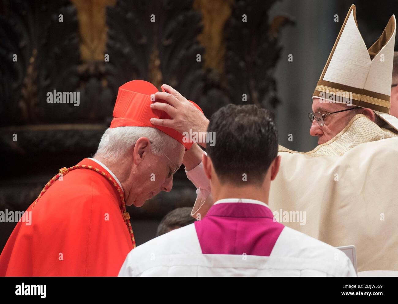 Le pape François nomme le nouveau cardinal Jozef DE KESEL de Belgique, lors d'un consistoire public ordinaire dans la basilique Saint-Pierre au Vatican le 19 novembre 2016. Le pape François a créé 17 nouveaux cardinaux. Photo par ABACAPRESS.COM Banque D'Images Le pape François nomme le nouveau cardinal Jozef DE KESEL de Belgique, lors d'un consistoire public ordinaire dans la basilique Saint-Pierre au Vatican le 19 novembre 2016. Le pape François a créé 17 nouveaux cardinaux. Photo par ABACAPRESS.COM Banque D'Images