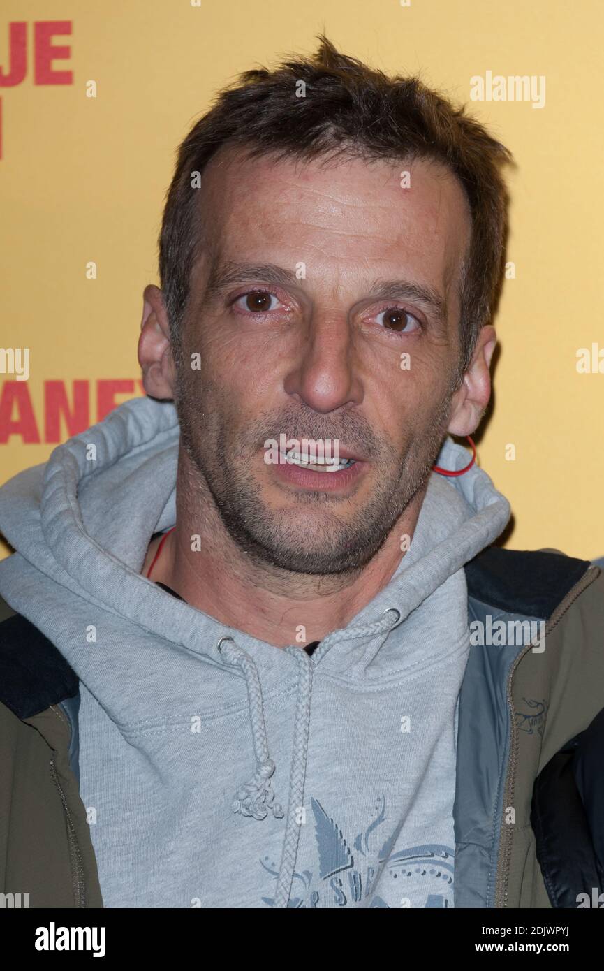 Mathieu Kassovitz assiste à la première du gang des antillais qui s'est tenue à l'UGC les Halles à Paris, en France, le 28 novembre 2016. Photo de Nicolas Genin/ABACAPRESS.COM Banque D'Images