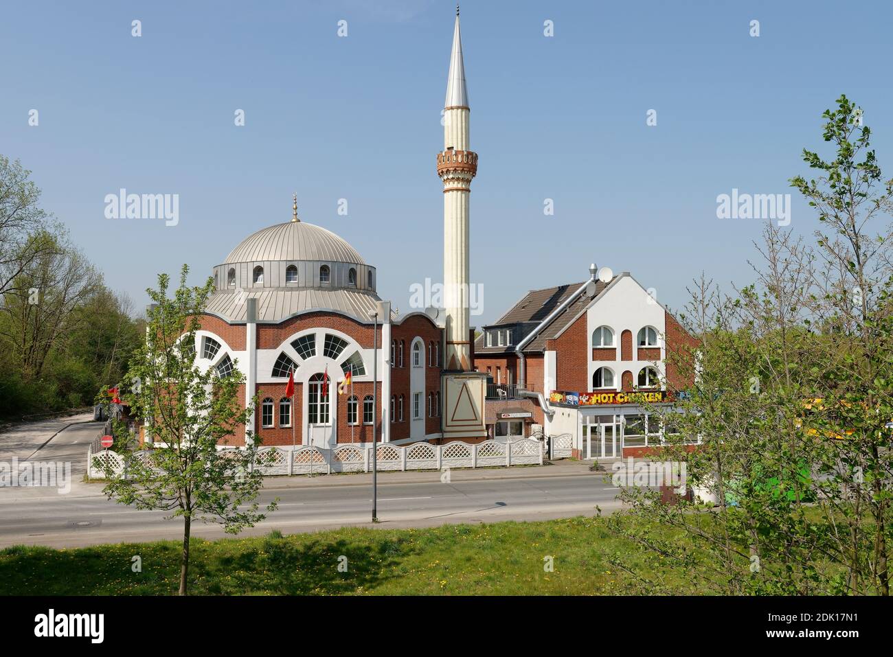 Mosquée Fatih, Essen, quartier de Katernberg, Essen, Rhénanie-du-Nord-Westphalie, Allemagne Banque D'Images