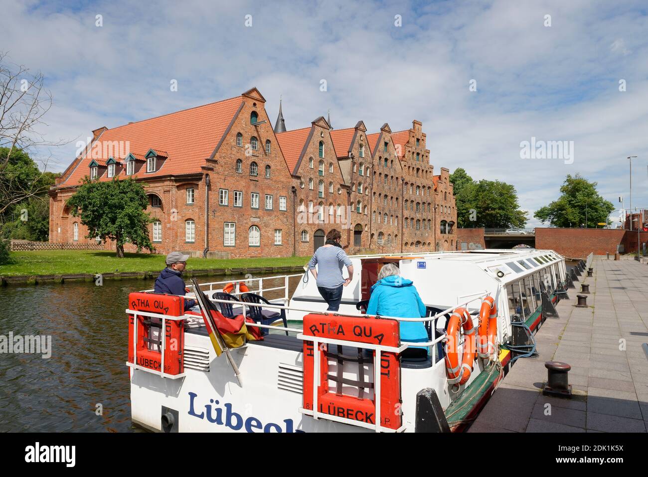 Stockage historique de sel dans la vieille ville de Lübeck, patrimoine mondial de l'UNESCO, Lübeck, Schleswig-Holstein, Allemagne Banque D'Images