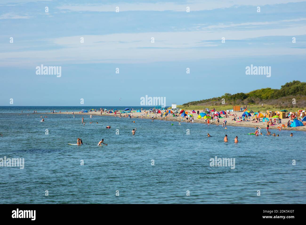 Allemagne, Mecklembourg-Poméranie occidentale, île de la Mer Baltique Poel, Timmendorf plage, plage Banque D'Images