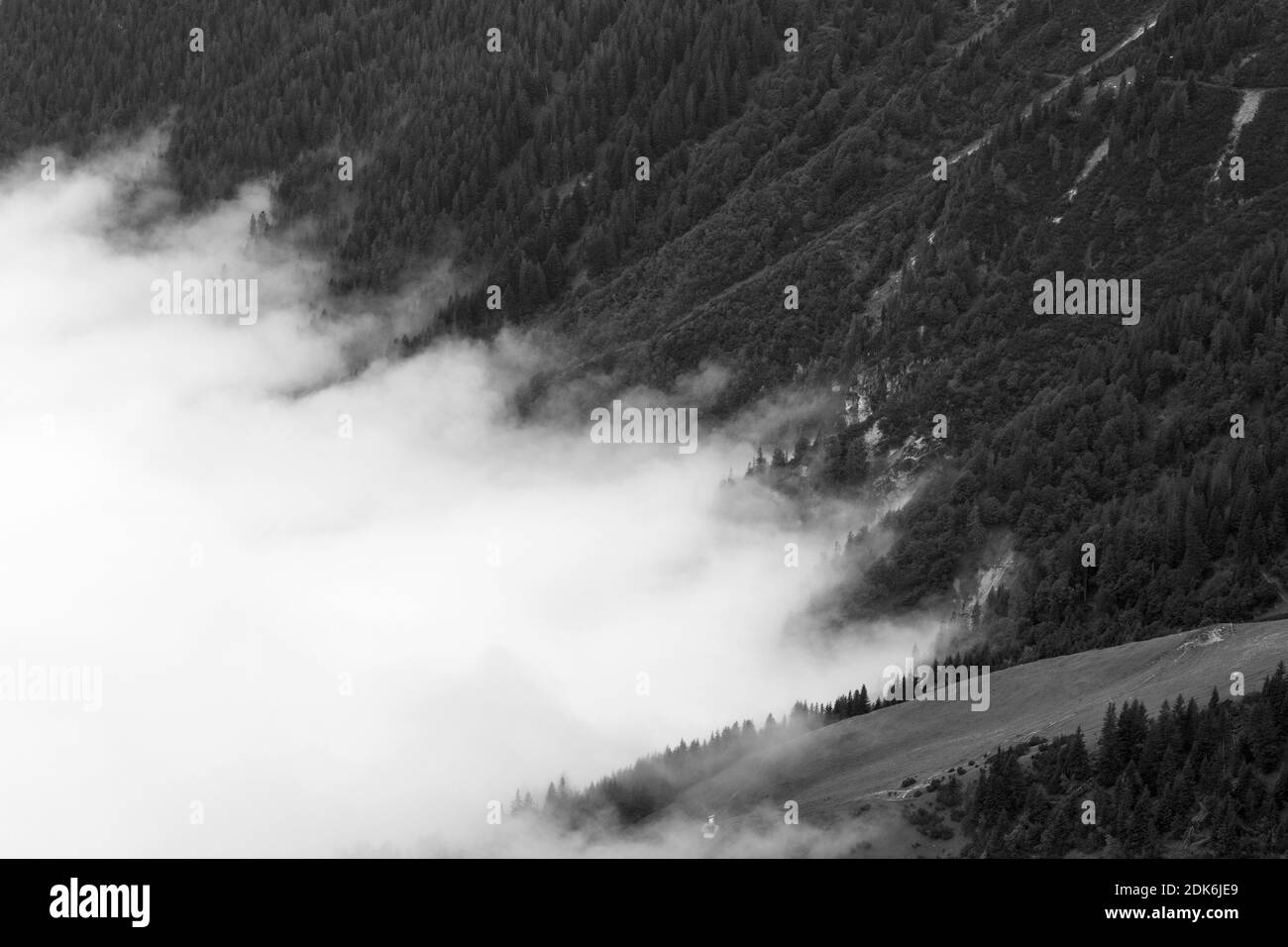 Perspectives sur la Nordkette au-dessus d'Innsbruck Banque D'Images