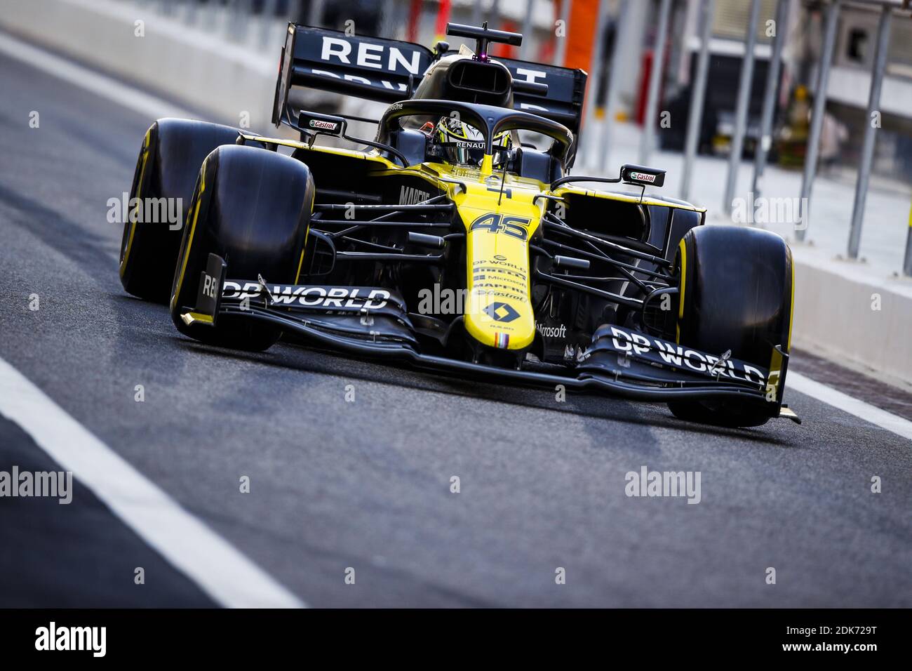 Abu Dhabi, Émirats arabes Unis. 15 décembre 2020. ZHOU Guanyu (chi), pilote de développement de l'écurie Renault F1 Team, action lors du test 2020 de la Formule 1 d'Abu Dhabi Rookie, le 15 décembre 2020 sur le circuit Yas Marina, à Abu Dhabi - photo Florent Gooden / DPPI / LM crédit: Gruppo Editoriale LiveMedia / Alay Live News Banque D'Images