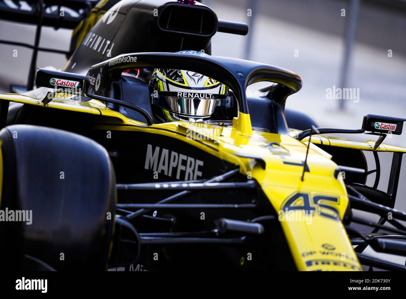 Abu Dhabi, Émirats arabes Unis. 15 décembre 2020. ZHOU Guanyu (chi), pilote de développement de l'écurie Renault F1 Team, action lors du test 2020 de la Formule 1 d'Abu Dhabi Rookie, le 15 décembre 2020 sur le circuit Yas Marina, à Abu Dhabi - photo Florent Gooden / DPPI / LM crédit: Gruppo Editoriale LiveMedia / Alay Live News Banque D'Images