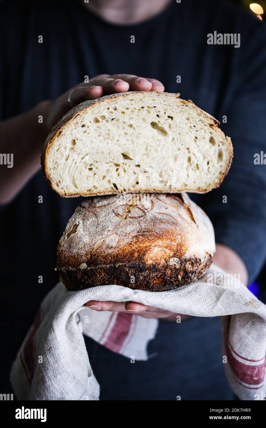 Pain au levain Banque D'Images