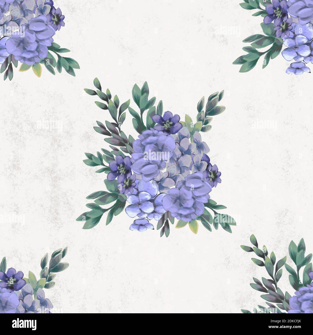 L'Aquarelle transparente floral pattern. Fleurs peintes à la main, modèle de carte de vœux ou du papier d'emballage Banque D'Images