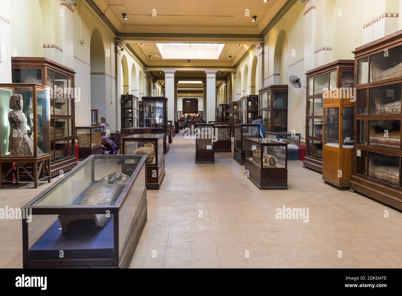 Coffins of Mummy à l'intérieur du Musée des antiquités égyptiennes, ou Musée du Caire, au Caire, en Égypte, abrite une vaste collection d'Egyp antique Banque D'Images