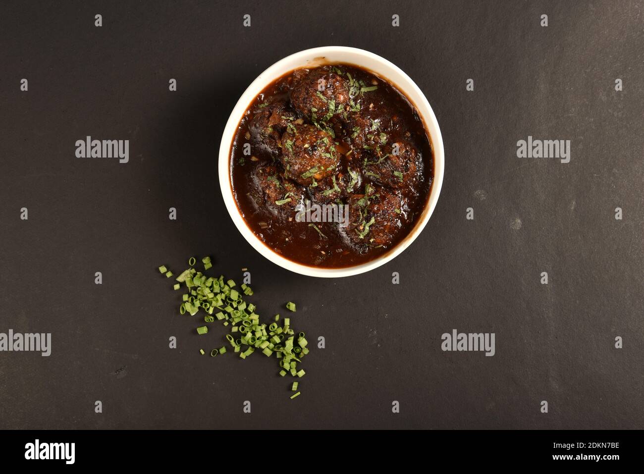 Le Gobi Manchurien est un plat de chou-fleur chinois frit à l'Inde Banque D'Images