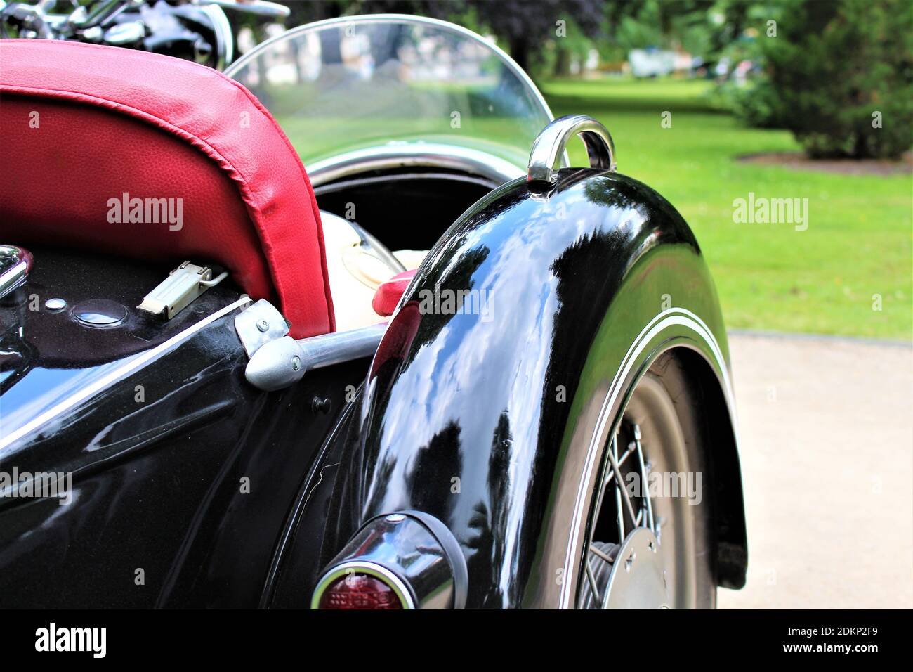 Image d'un side-car de moto Banque D'Images