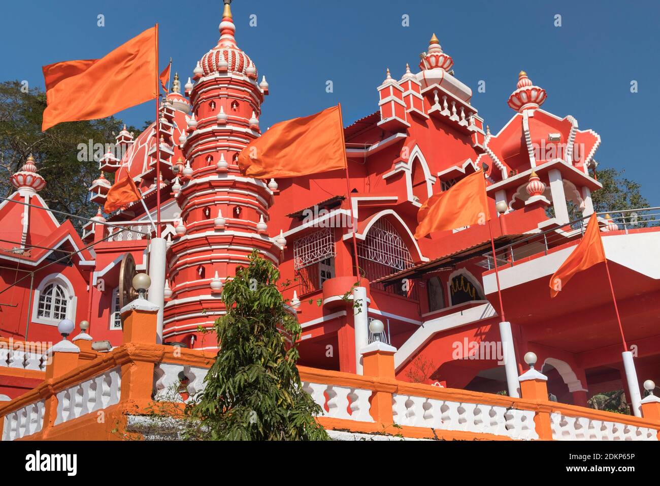 Maruti Temple Hindou Altinho Panjim Goa Inde Banque D'Images