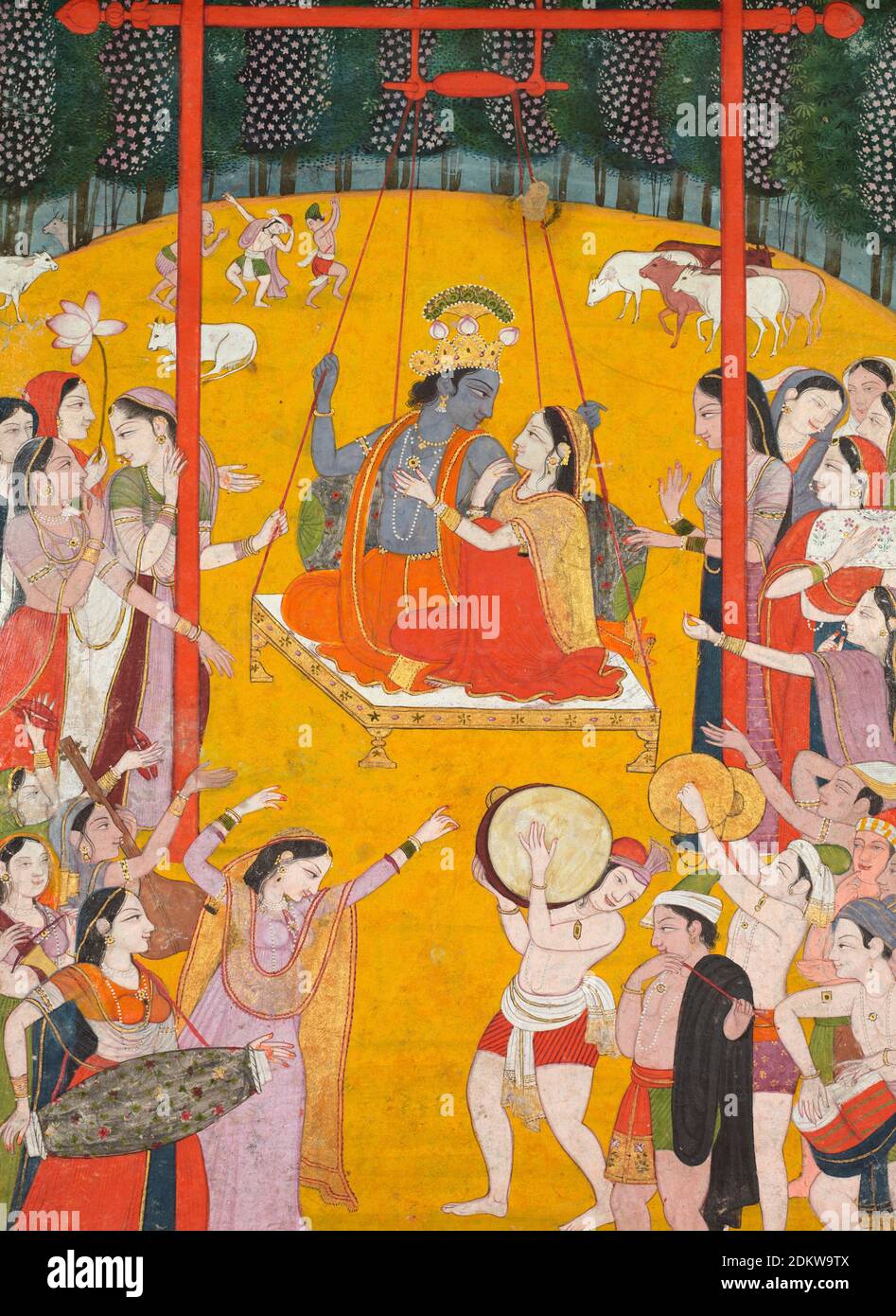 Hindola Raga, vers 1790-1800, Art indien et d'Asie du Sud-est Banque D'Images