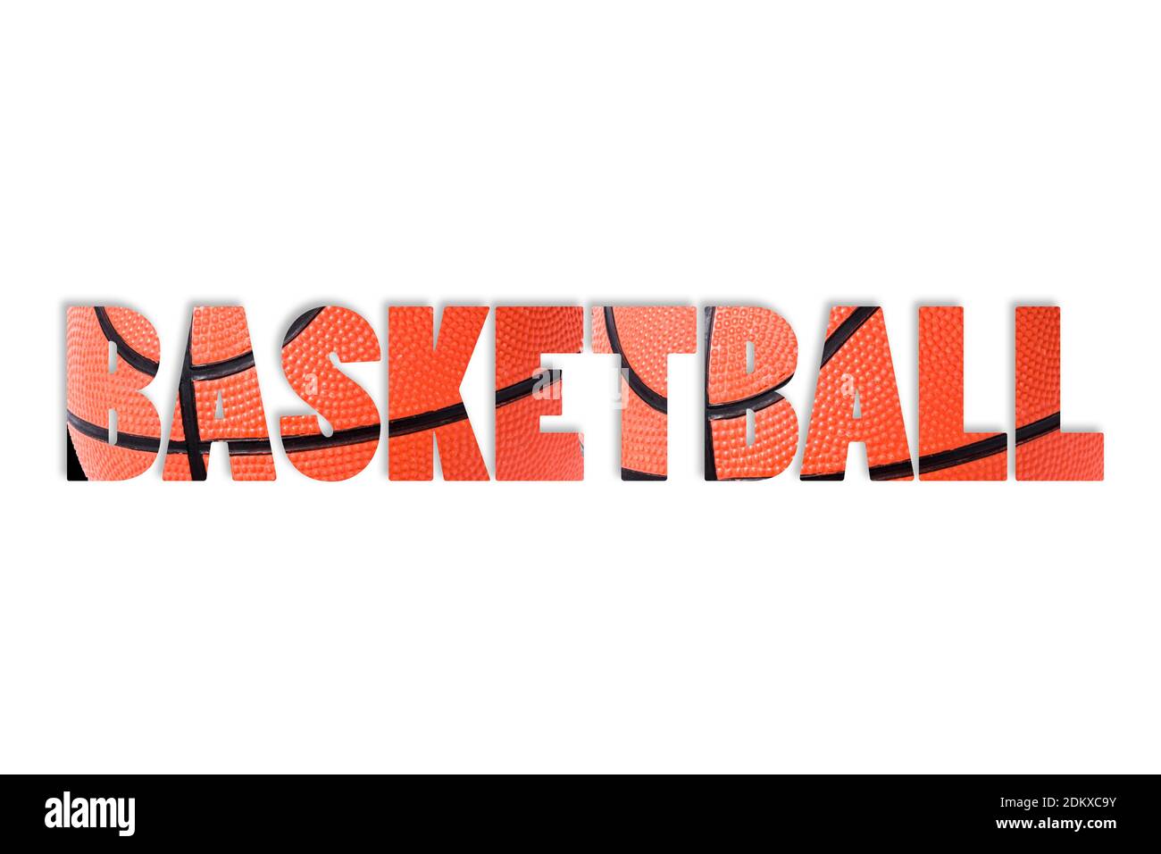Basketball word Banque d'images détourées - Alamy
