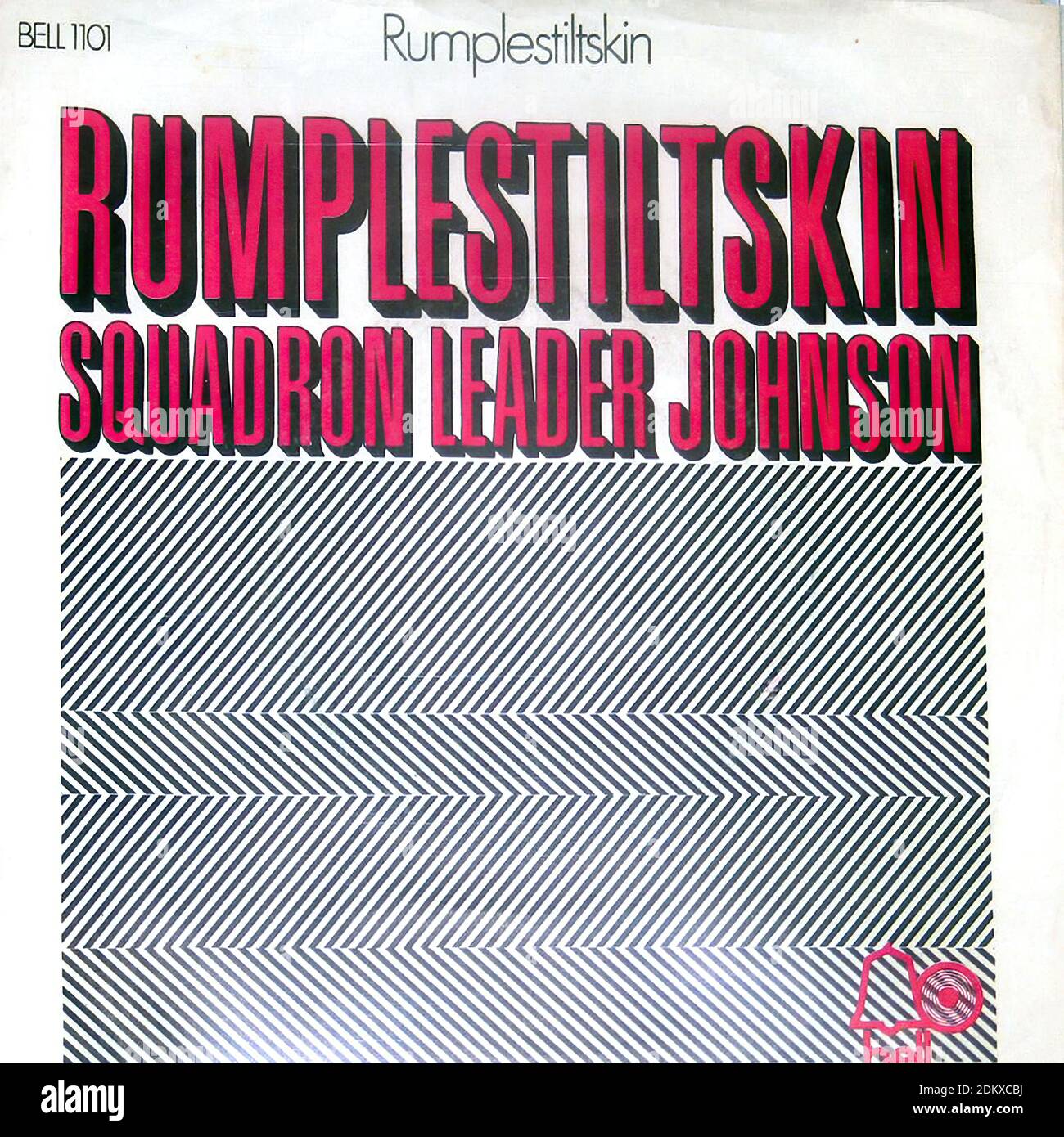RUMPLESTILTSKIN Chef d'escadron Johnson   Rumplestiltskin - Vintage Vinyl Record Couvercle Banque D'Images