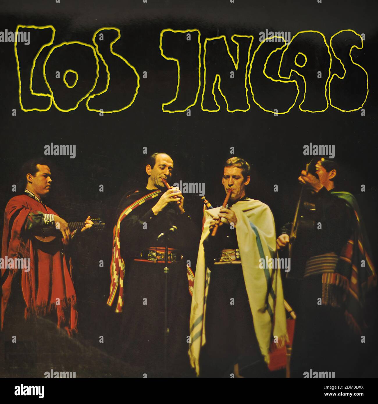 LOS INCAS AUTO-TITRÉ EX LIBRIS GRAMMOCLUB 12  LP - Housse Vintage Vinyl Record Banque D'Images