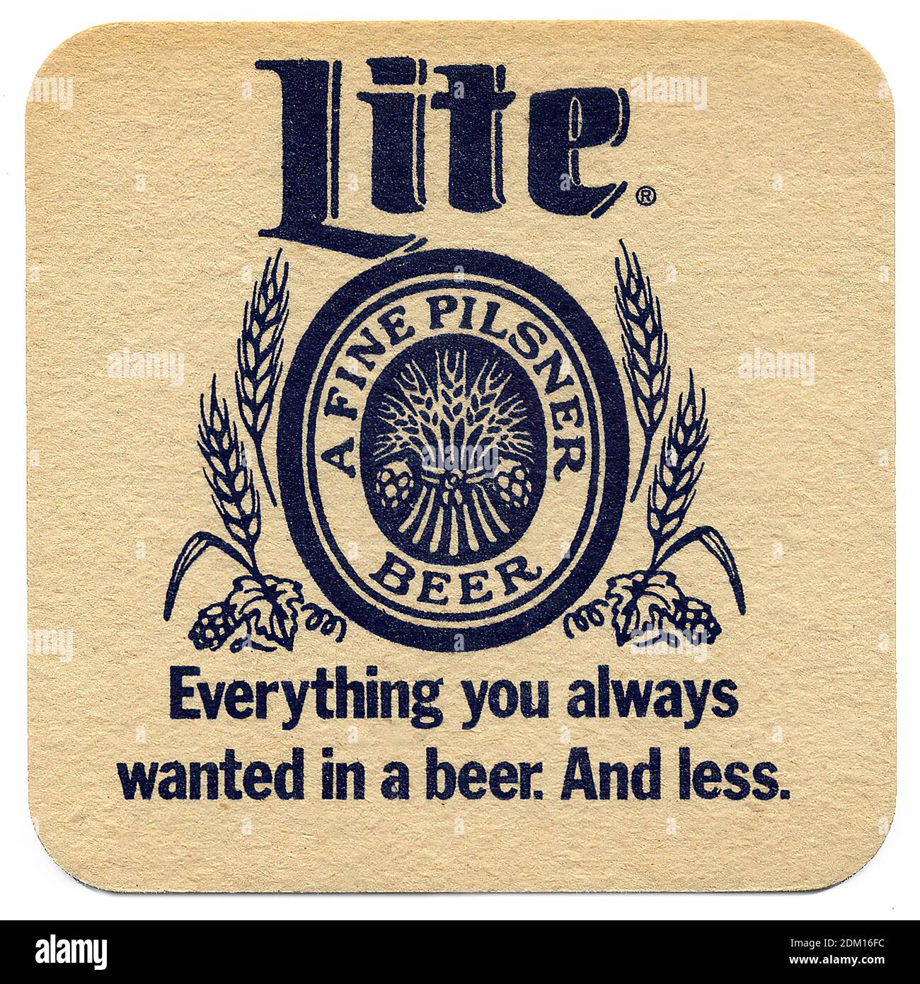 Lite Beer - couverture Vintage Record Banque D'Images