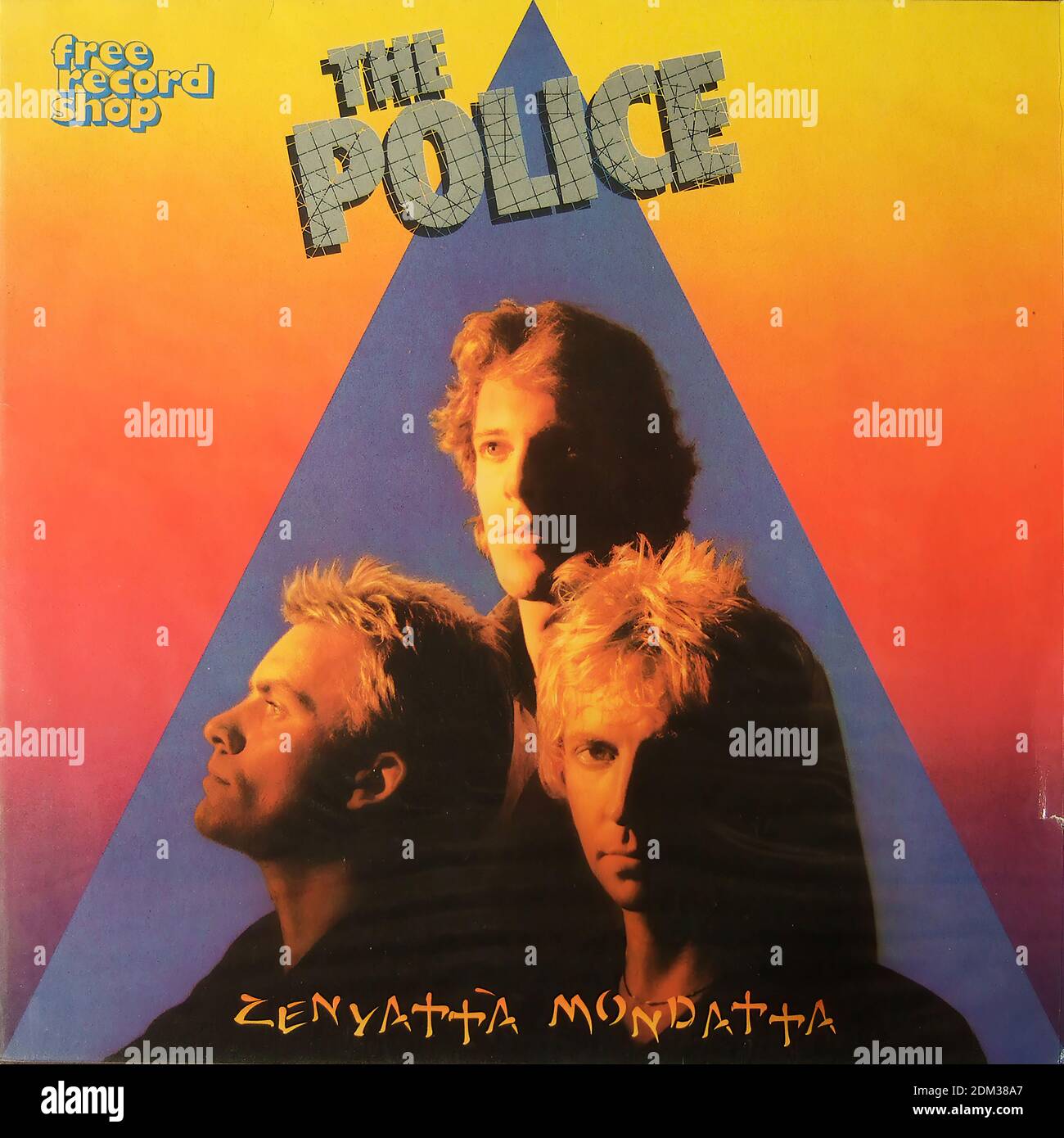 La police - Zenyatta Mondatta - Vintage vinyle album couverture Banque D'Images