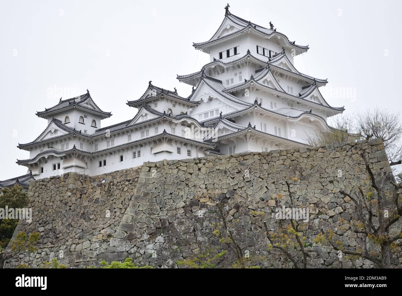 Château Himeji dans la ville de Himeji, préfecture de Hyogo, Japon Banque D'Images