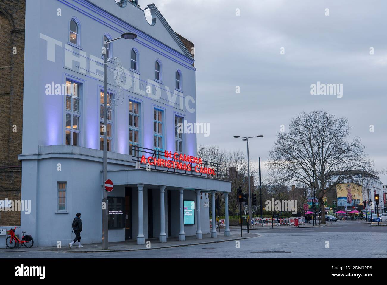 Le théâtre Old Vic le 9 décembre dans le sud de Londres, au Royaume-Uni. Photo de Sam Mellish Banque D'Images