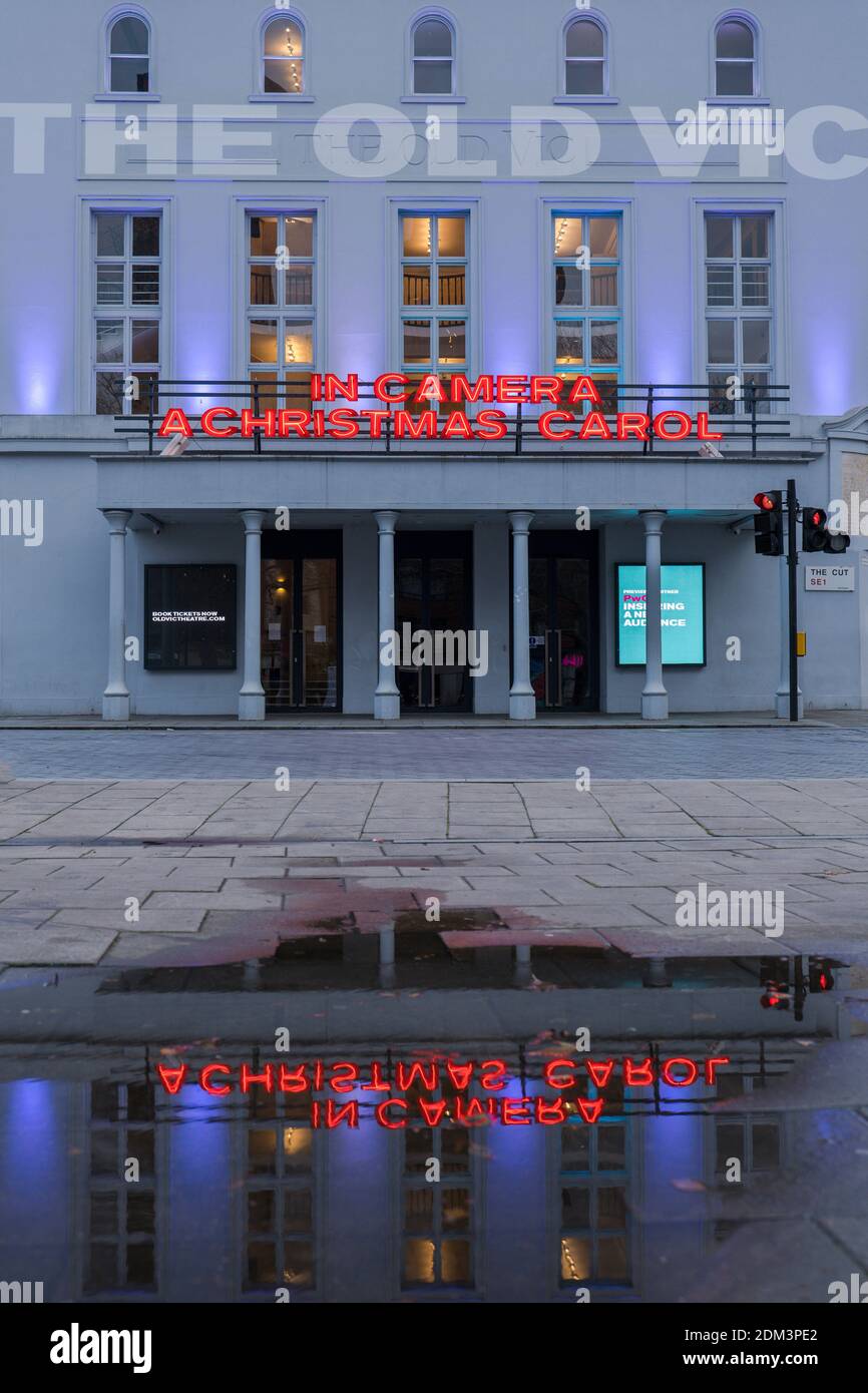 Le théâtre Old Vic le 9 décembre dans le sud de Londres, au Royaume-Uni. Photo de Sam Mellish Banque D'Images