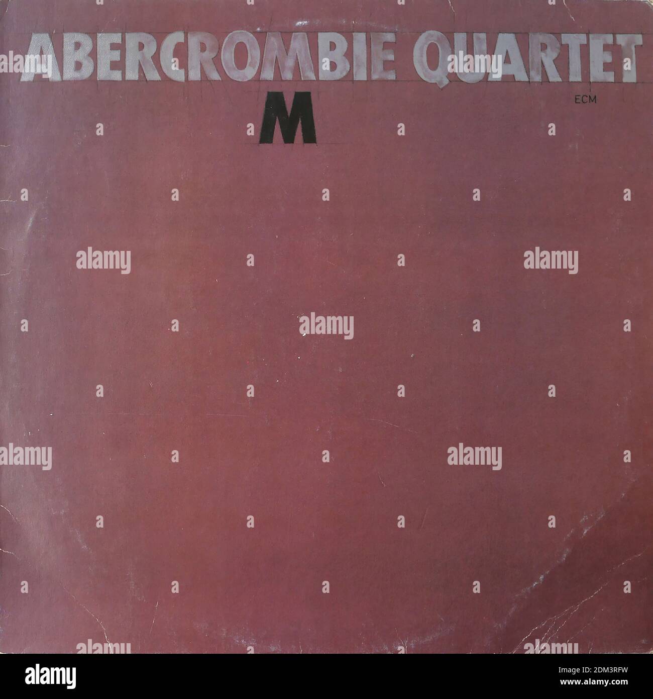 Abercrombie Quartet - M, ECM 1191, 1981 - Vintage vinyle album couverture Banque D'Images