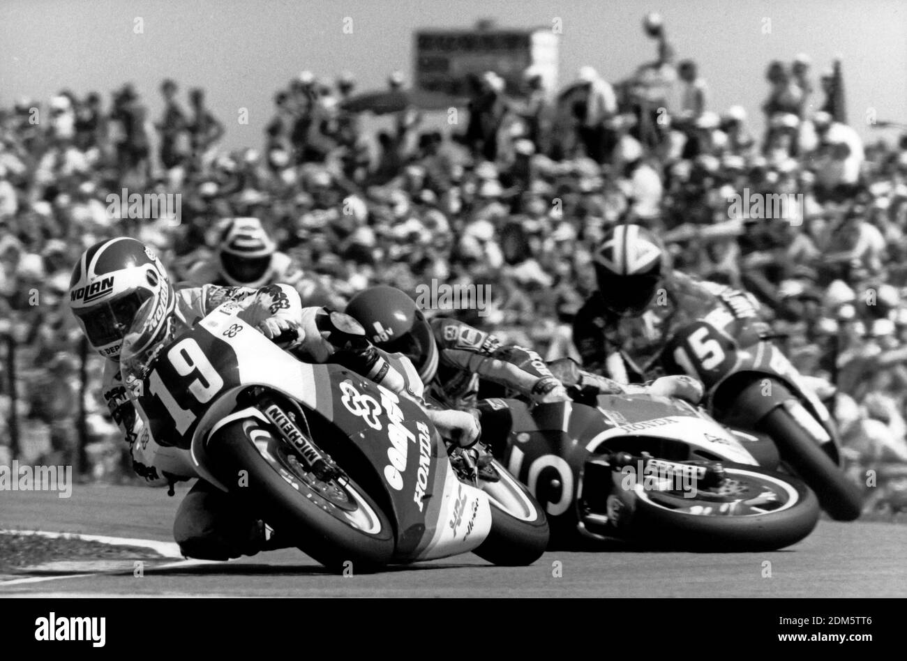 Sito Pons, (SP), Honda 250, GP néerlandais 1986 Banque D'Images