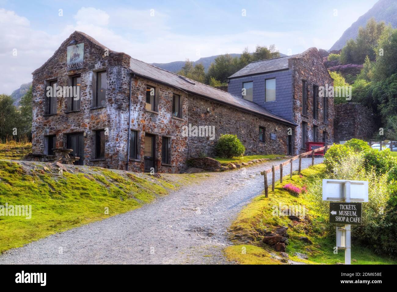 La mine de cuivre de Sygun Beddgelert,, Snowdonia, Gwynedd, Pays de Galles, Royaume-Uni Banque D'Images