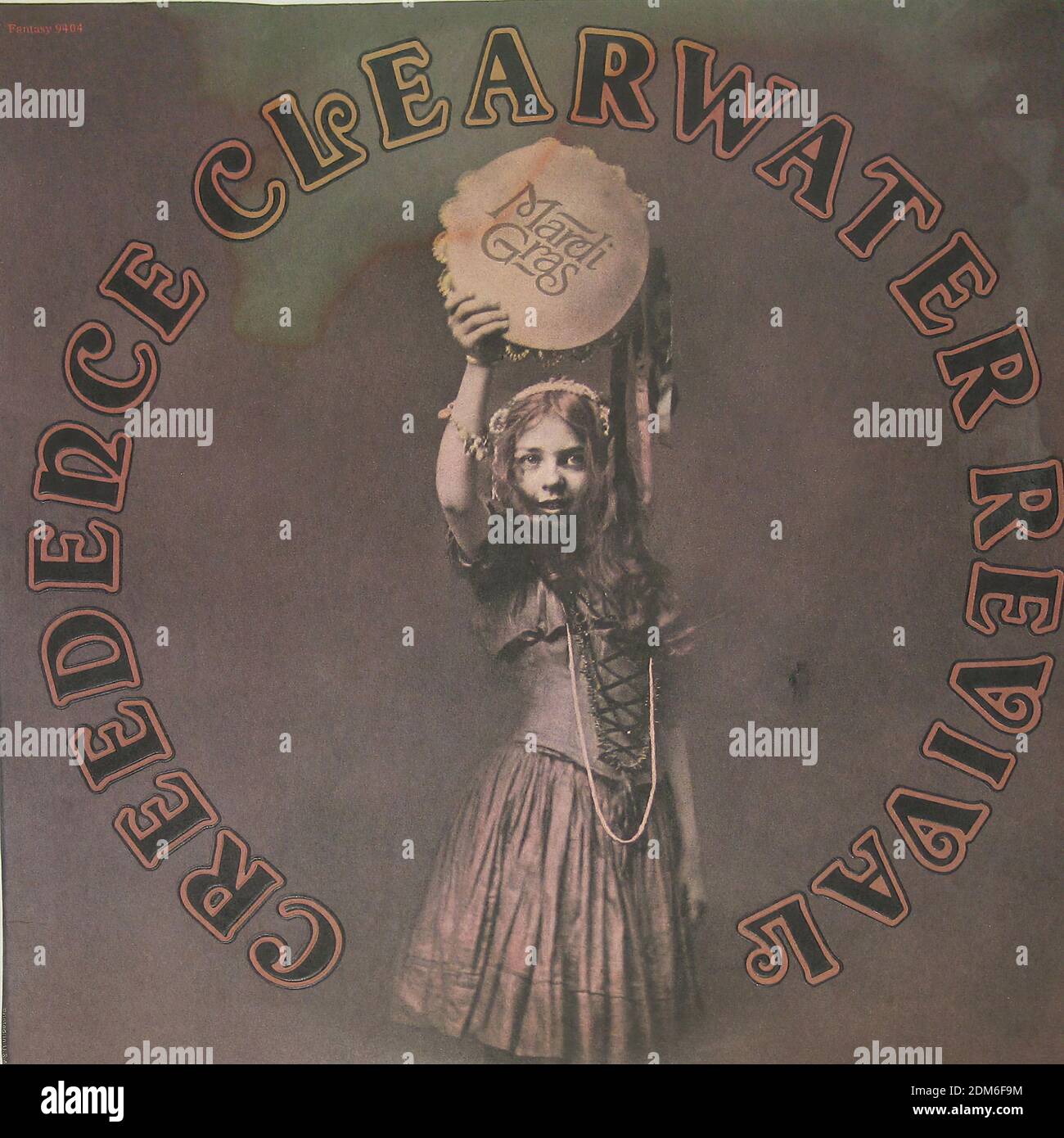 CCR Creedence Clearwater Revival Mardi Grass - Vintage Vinyl Record Couvercle Banque D'Images