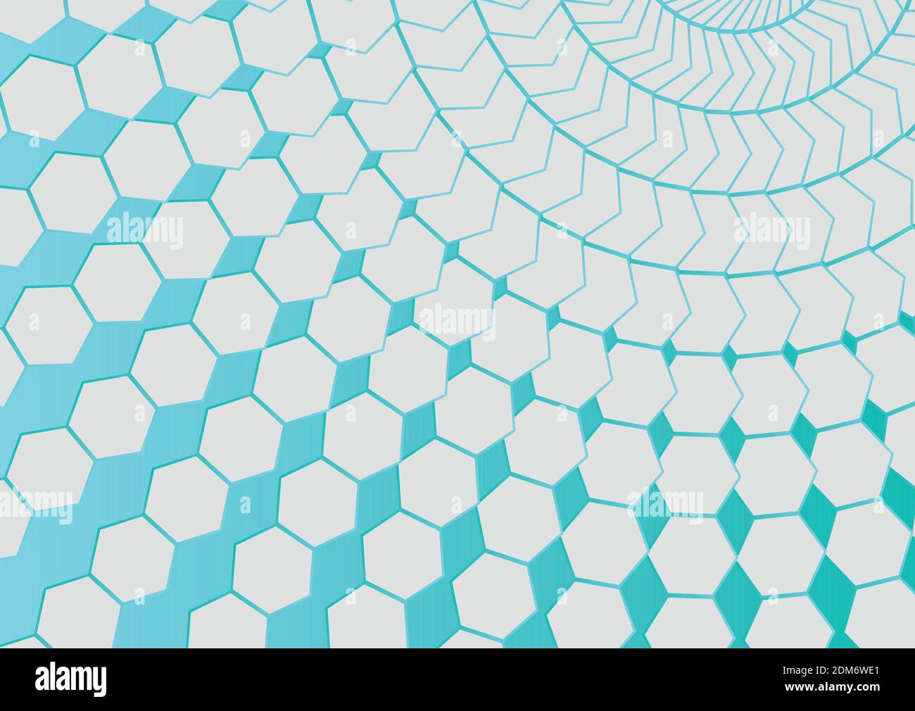 Arrière-plan de formes hexagonales abstraites Illustration de Vecteur