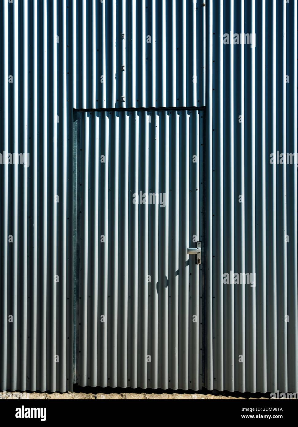 Porte d'entrée d'un entrepôt Banque D'Images