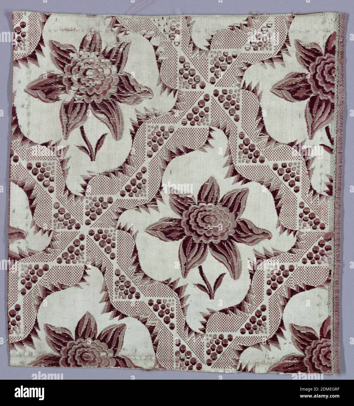 Textile, soie, XIXe siècle, textiles tissés, textile Banque D'Images