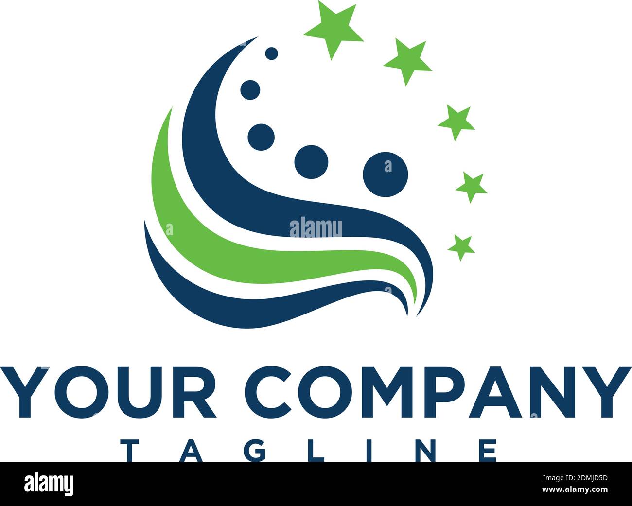 Business abstract symbol - vector logo concept illustration. Abstract vector logo. Vertical shapes sign. Community abstract logo. Vector logo template Illustration de Vecteur